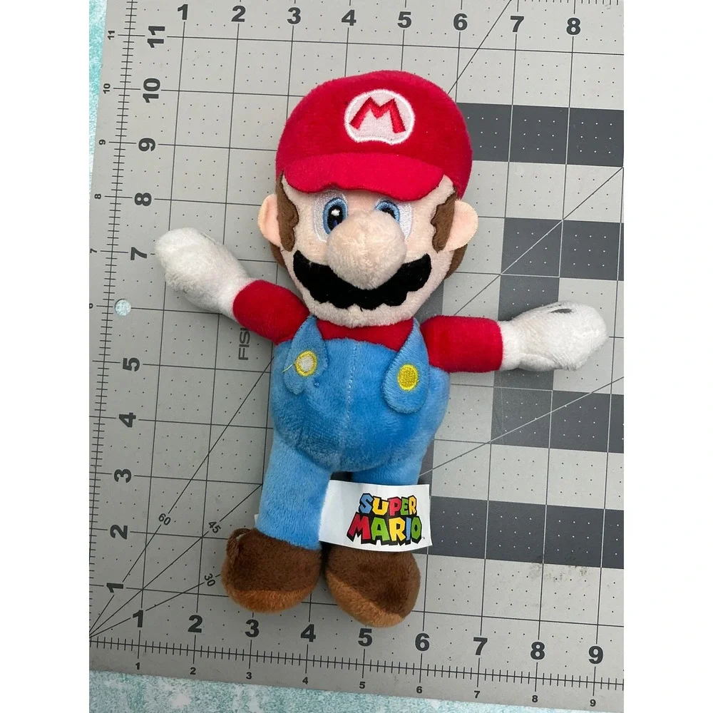 Nintendo Super Mario Bros 9 Inch Plush Stuffed Toy Red Blue 2021 Good Stuff